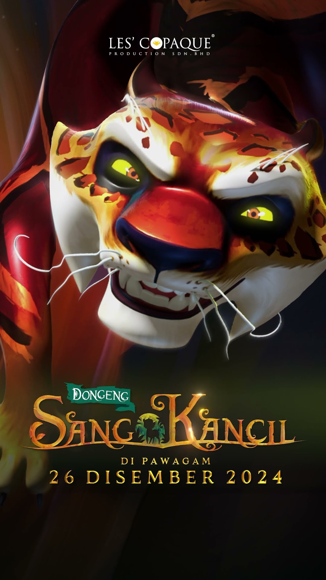 Harimau Kumbang dalam filem DONGENG SANG KANCIL. #shorts #DongengSangKancil
